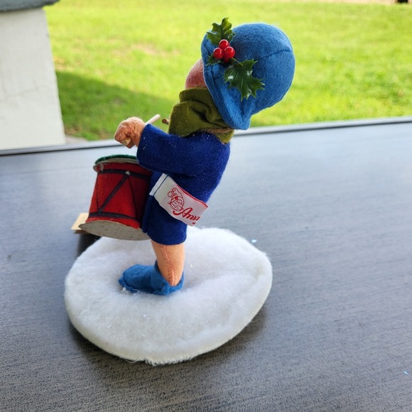 Annalee Mobilitee Dolls 1992 Little Drummer Boy Doll w/ Drum & Sticks Christmas - Picture 4 of 12